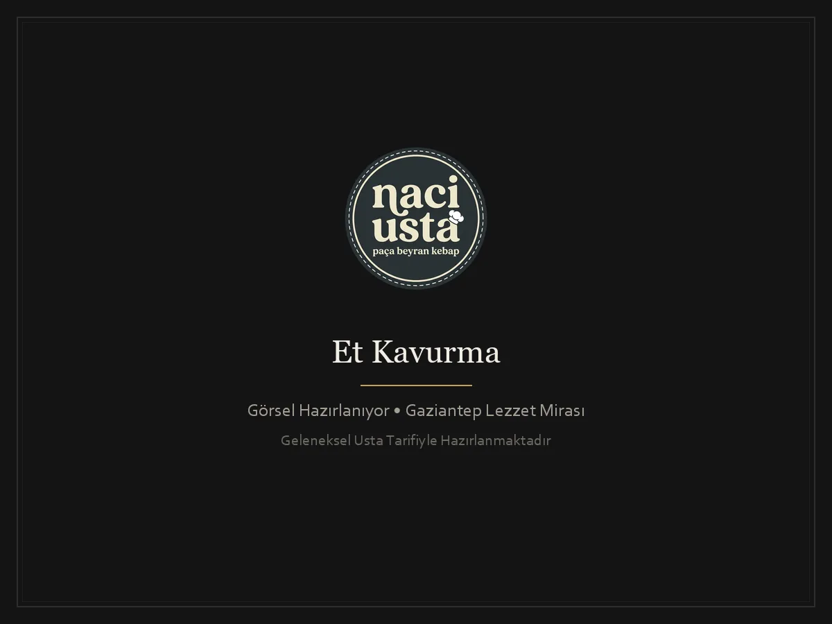 Et Kavurma